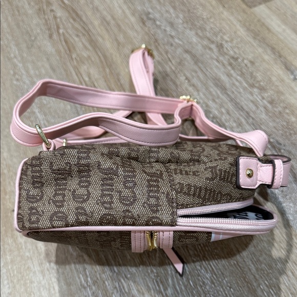 Juicy Couture Pink and Brown Logo Mini Backpack Y2K - Picture 8 of 10